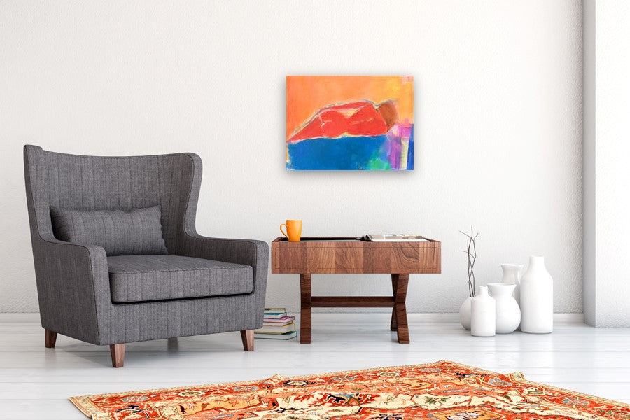 Lying 2 by Robin Okun |  In Room View of Artwork 