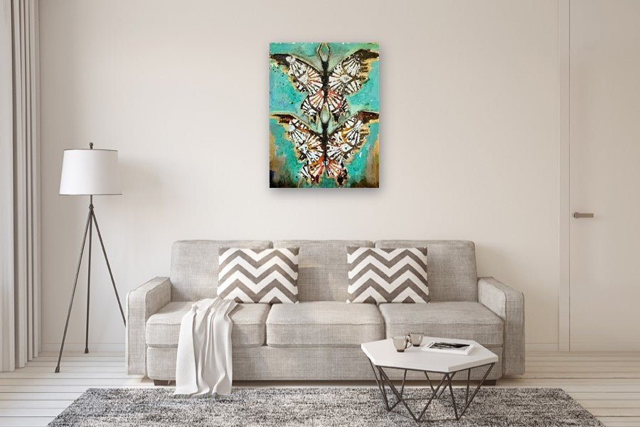 In Flight Together by Scott Dykema |  In Room View of Artwork 
