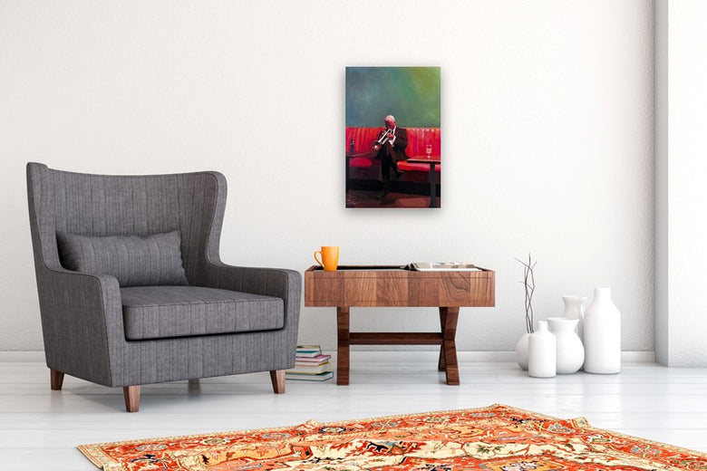 Round Two A.M. by Keith Thomson |  In Room View of Artwork 