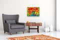 Original art for sale at UGallery.com | Vibrant Poppies by Yelena Sidorova | $600 | mixed media artwork | 18' h x 24' w | thumbnail 5