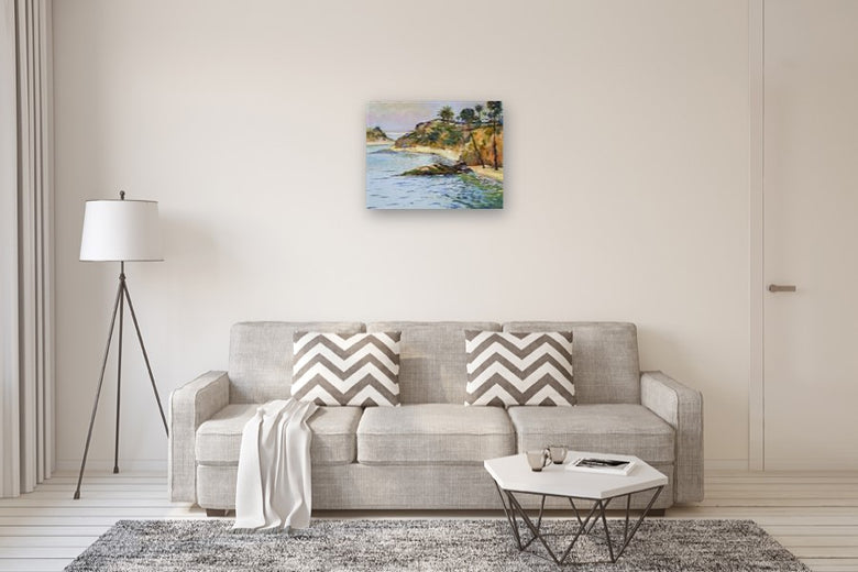 Soft Light, Laguna Beach by Suren Nersisyan |  In Room View of Artwork 