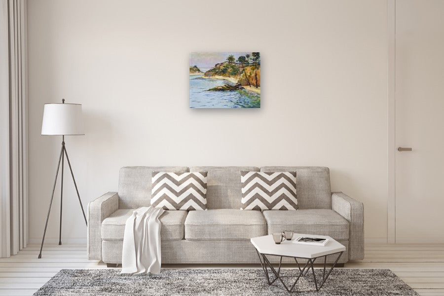 Soft Light, Laguna Beach by Suren Nersisyan |  In Room View of Artwork 