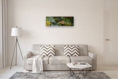 Original art for sale at UGallery.com | Beyond the Tall Grass by Onelio Marrero | $1,350 | oil painting | 14' h x 42' w | thumbnail 5