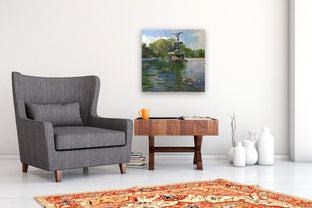 Bethesda Fountain by Onelio Marrero |  In Room View of Artwork 