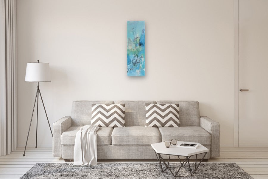 Waterfall Whispers by Dorothy Gaziano |  In Room View of Artwork 