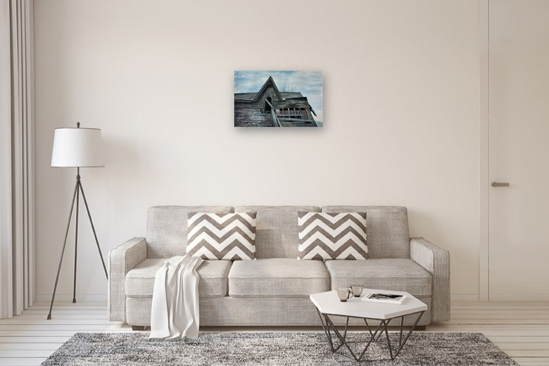 Highway 3 Legend by Vic Roschkov |  In Room View of Artwork 