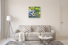 Original art for sale at UGallery.com | Pekin Ducks by Onelio Marrero | $2,075 | oil painting | 28' h x 30' w | thumbnail 5