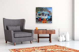 Bots of Summer by Diane Flick |  In Room View of Artwork 
