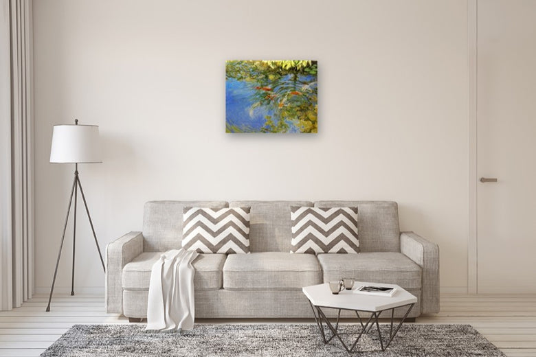 Ephemeral Koi by Onelio Marrero |  In Room View of Artwork 
