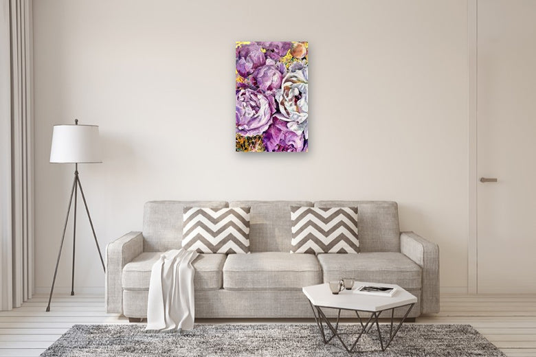 Lavender Haze by Nava Lundy |  In Room View of Artwork 