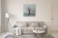 Original art for sale at UGallery.com | While I Sleep They Come in Pairs by Naoko Paluszak | $2,875 | oil painting | 36' h x 36' w | thumbnail 4