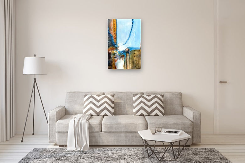 Let Go by Yamilet Sempe |  In Room View of Artwork 