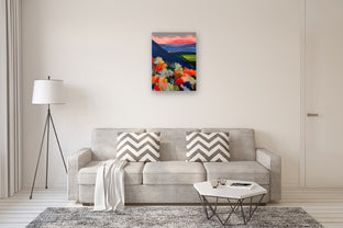 Dawn Over the Foliage by Rebecca Klementovich |  In Room View of Artwork 