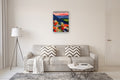 Original art for sale at UGallery.com | Dawn Over the Foliage by Rebecca Klementovich | $1,275 | acrylic painting | 30' h x 24' w | thumbnail 5