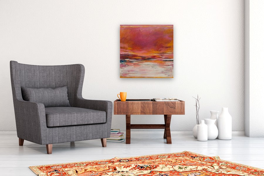 A Beautiful View by Kajal Zaveri |  In Room View of Artwork 