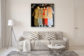 Original art for sale at UGallery.com | Geisha Light by Mary Pratt | $3,875 | oil painting | 48' h x 48' w | thumbnail 5
