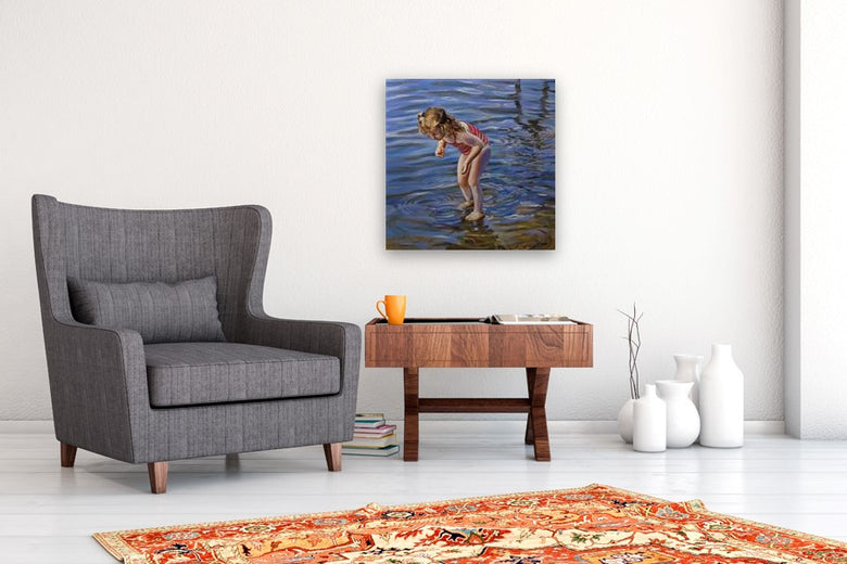 Following The Fish by Onelio Marrero |  In Room View of Artwork 