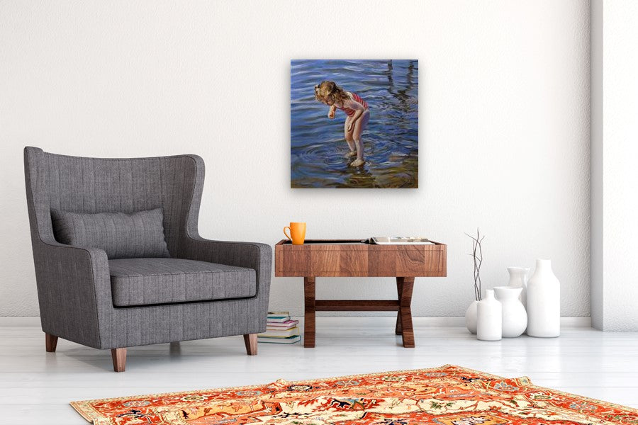 Following The Fish by Onelio Marrero |  In Room View of Artwork 