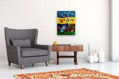 Original art for sale at UGallery.com | Telling the Bees by Edward McHugh | $1,000 | acrylic painting | 24' h x 18' w | thumbnail 5