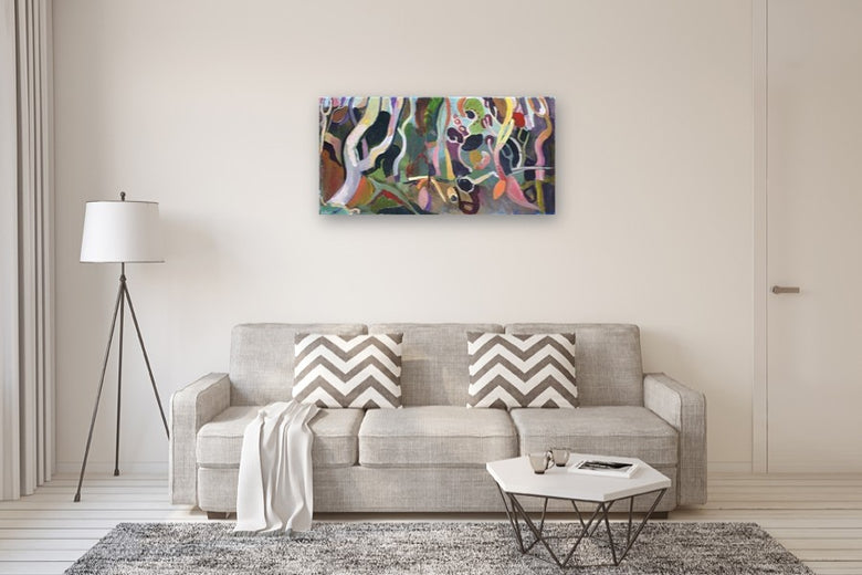 The Long Forest by Robert Hofherr |  In Room View of Artwork 