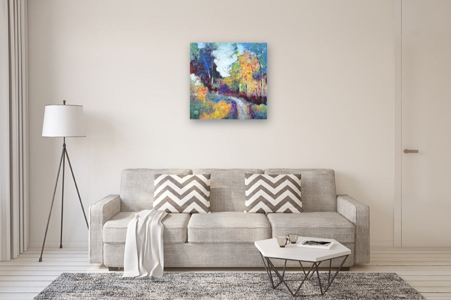 Road to Pickens County by Kip Decker |  Side View of Artwork 