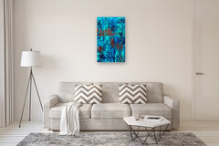 Original art for sale at UGallery.com | Meditation by Maya Henaff | $1,150 | acrylic painting | 36' h x 24' w | thumbnail 5