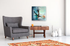 Original art for sale at UGallery.com | Next Step by Yamilet Sempe | $875 | mixed media artwork | 24' h x 24' w | thumbnail 5