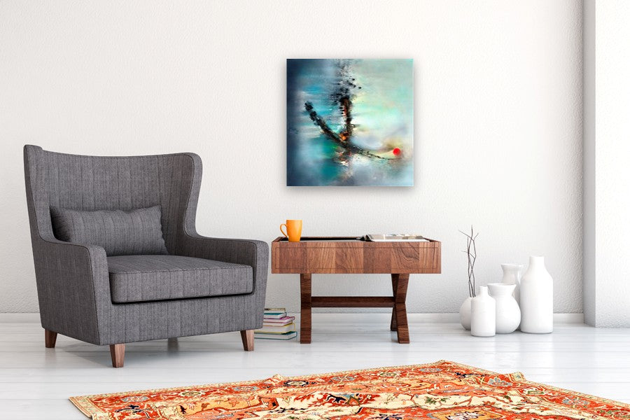 Next Step by Yamilet Sempe |  In Room View of Artwork 