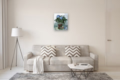 Original art for sale at UGallery.com | Mom’s Flowers on the Table by David Kihlberg | $2,050 | oil painting | 25' h x 20' w | thumbnail 5