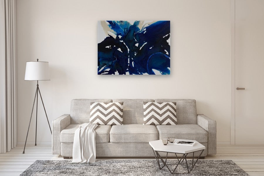 Blue Wonder by Krispen Spencer |  In Room View of Artwork 