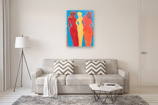 Sisters 3 by Robin Okun |  In Room View of Artwork 