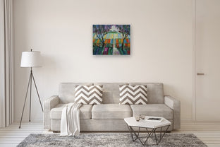 Flower Farm, Half Moon Bay by James Hartman |  In Room View of Artwork 