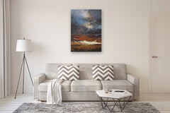 Original art for sale at UGallery.com | Chasing Light by Shadi Shokoohi | $7,450 | acrylic painting | 47.24' h x 31.5' w | thumbnail 5