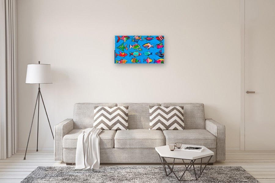 Tropical Traffic by Allen Wittert |  In Room View of Artwork 