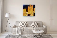 Original art for sale at UGallery.com | Sundown by Jaime Ellsworth | $1,975 | oil painting | 36' h x 36' w | thumbnail 5