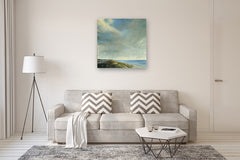 Original art for sale at UGallery.com | Dune Grass III by Mandy Main | $2,300 | oil painting | 36' h x 36' w | thumbnail 5