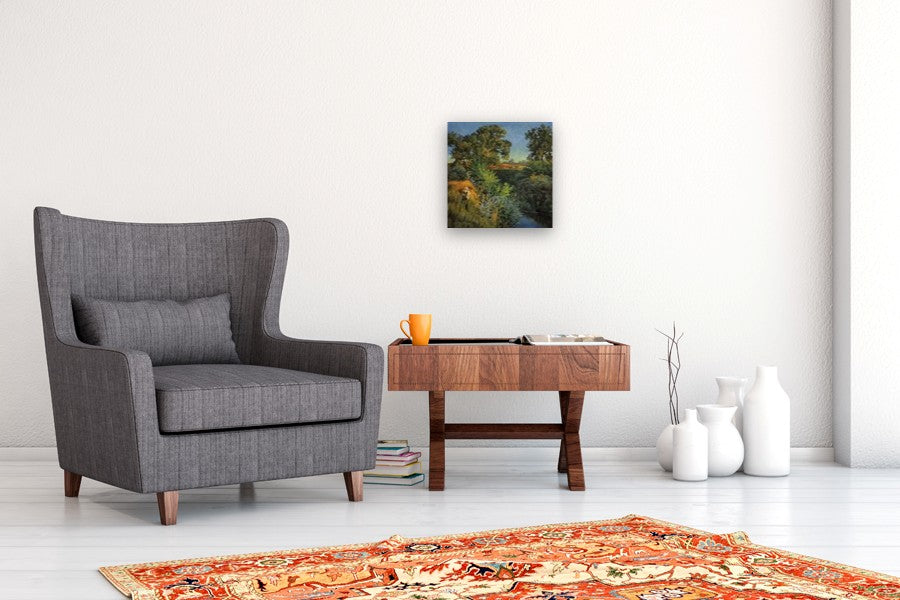 Sunrise, Denver Open Space by Hugh Masterson |  In Room View of Artwork 