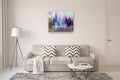 Original art for sale at UGallery.com | Stellar Skyline by Tatiana Iliina | $2,500 | acrylic painting | 30' h x 36' w | thumbnail 5
