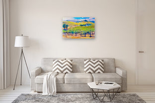 Vineyards - Commission by Suren Nersisyan |  In Room View of Artwork 