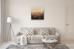 Original art for sale at UGallery.com | Wild Flowers by Fernando Garcia | $2,600 | acrylic painting | 30' h x 30' w | thumbnail 2