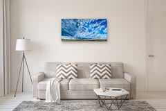 Original art for sale at UGallery.com | Disperse by Renee Noel | $3,475 | acrylic painting | 24' h x 48' w | thumbnail 5
