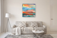 Original art for sale at UGallery.com | Dreams and Desire by Alicia Dunn | $1,900 | acrylic painting | 40' h x 40' w | thumbnail 5
