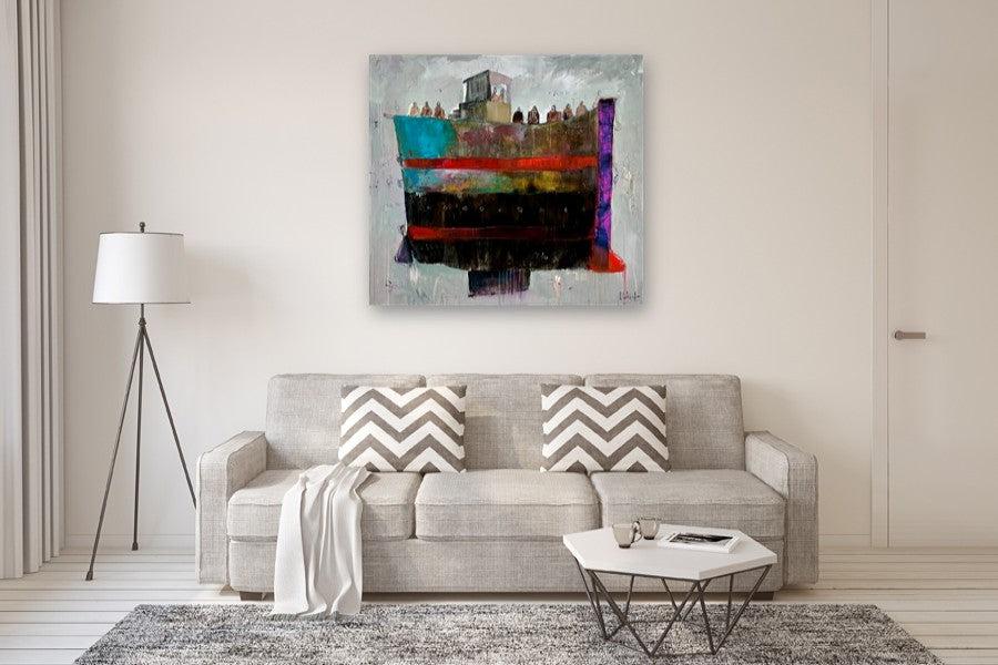 The Long Crossing by Allen Wittert |  In Room View of Artwork 