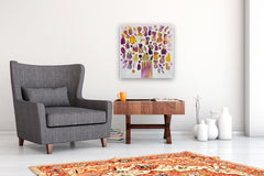 Original art for sale at UGallery.com | Queen Bee by Joyanna Margo | $950 | mixed media artwork | 24' h x 24' w | thumbnail 5