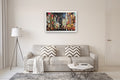 Original art for sale at UGallery.com | Tokyo by Jack R. Mesa | $4,275 | mixed media artwork | 30' h x 48' w | thumbnail 5