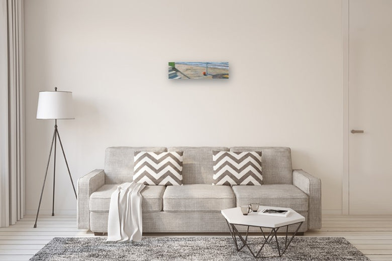 Geometrie in Riva Al Mare N. 1 by Tito Rossini |  In Room View of Artwork 