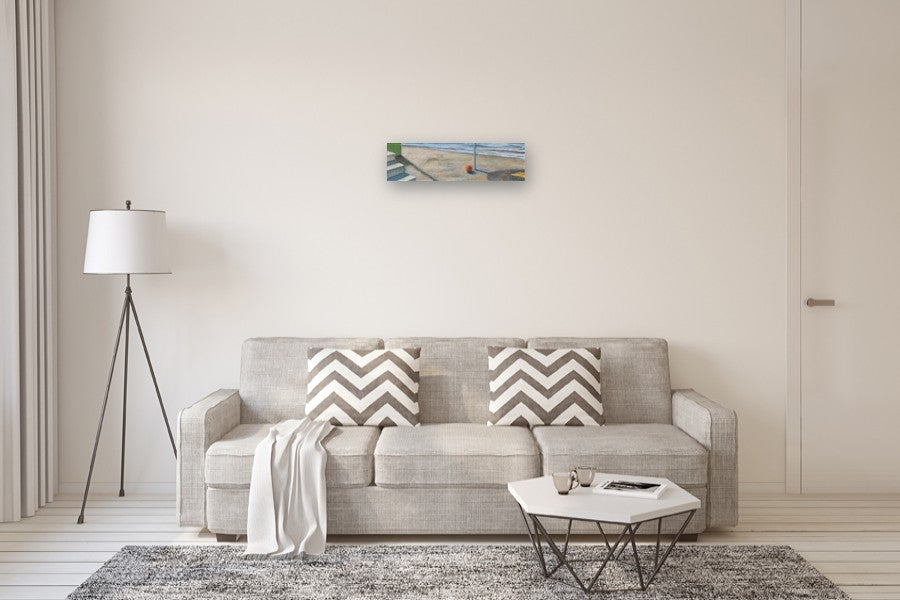 Geometrie in Riva Al Mare N. 1 by Tito Rossini |  In Room View of Artwork 