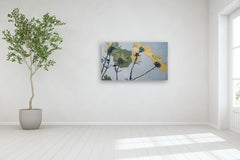 Original art for sale at UGallery.com | Blooming in Blue Air by Nicole Lamothe | $5,800 | oil painting | 32' h x 56' w | thumbnail 5