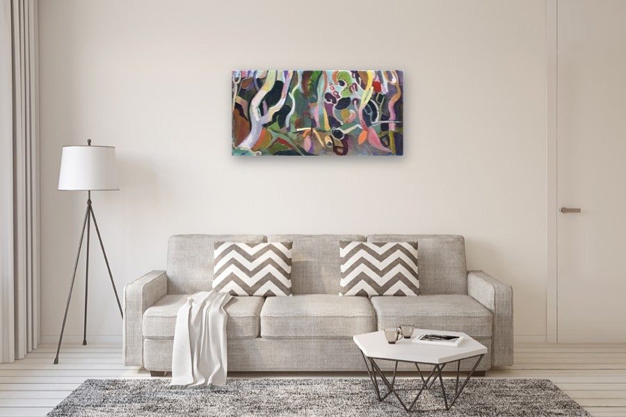 The Long Forest by Robert Hofherr |  In Room View of Artwork 