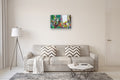 Original art for sale at UGallery.com | Ruin in a Wood by Robert Hofherr | $1,125 | acrylic painting | 20' h x 30' w | thumbnail 5